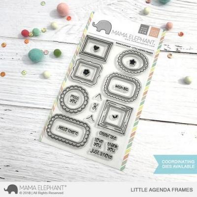 Mama Elephant Stempel - Little Agenda Frames